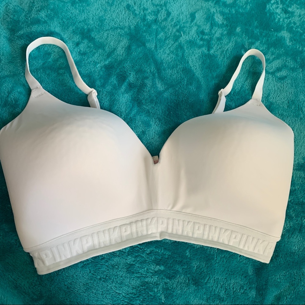 Pink bra